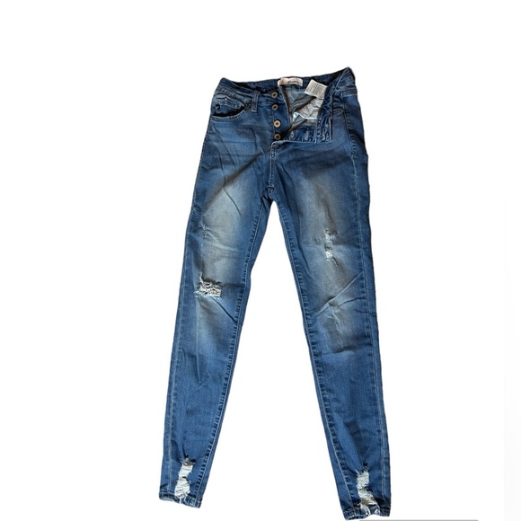 KanCan | Distressed Skinny Jeans  🌸 - Picture 1 of 9
